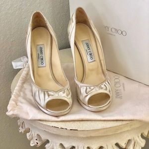 Jimmy Choo Champagne Heels